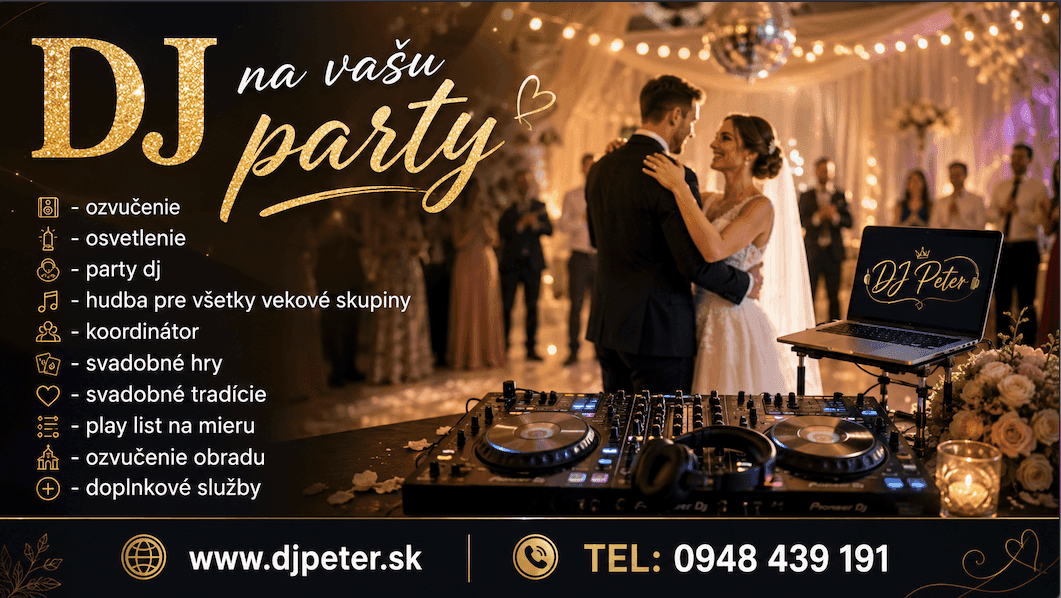 DJ na svadbu, oslavu, part, ...